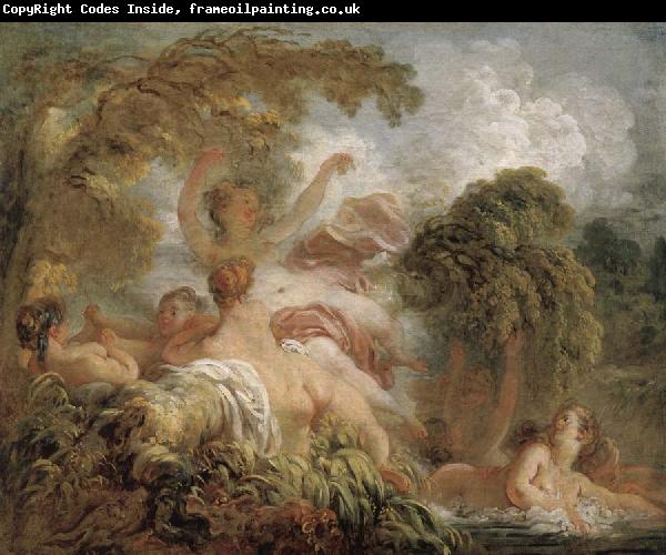 Jean-Honore Fragonard The Bathers